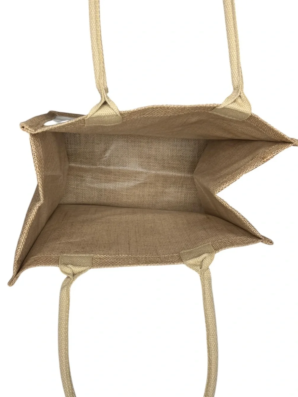 4/$40 Coconut Creek Hometown Market Jute Tote - Natural & Cream